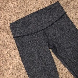 Lululemon Athletica Gray Herringbone Wunder Unders